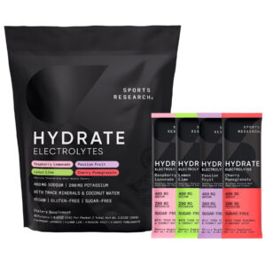 Sports Research Hydrate Electrolytes Sugar Free Powder Variety Pack (16 Count)