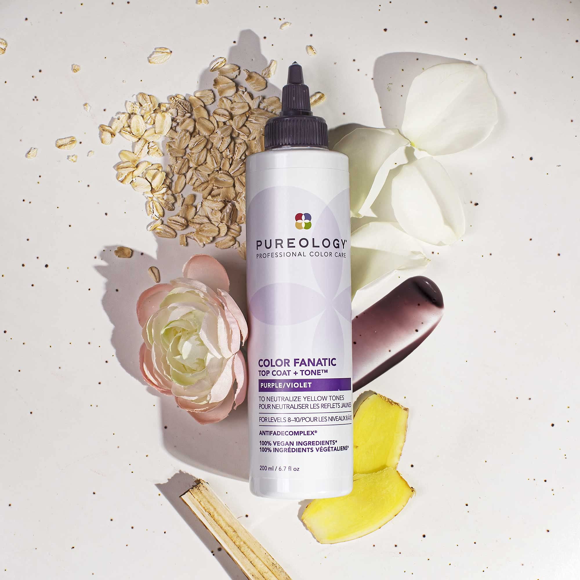 PUREOLOGY Color Fanatic Top Coat + Purple Tone Treatment Light to Medium Blonde - Image 5