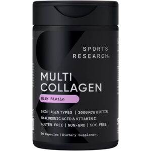 Multi Collagen Complex + Biotin 3000mcg (90 capsules)
