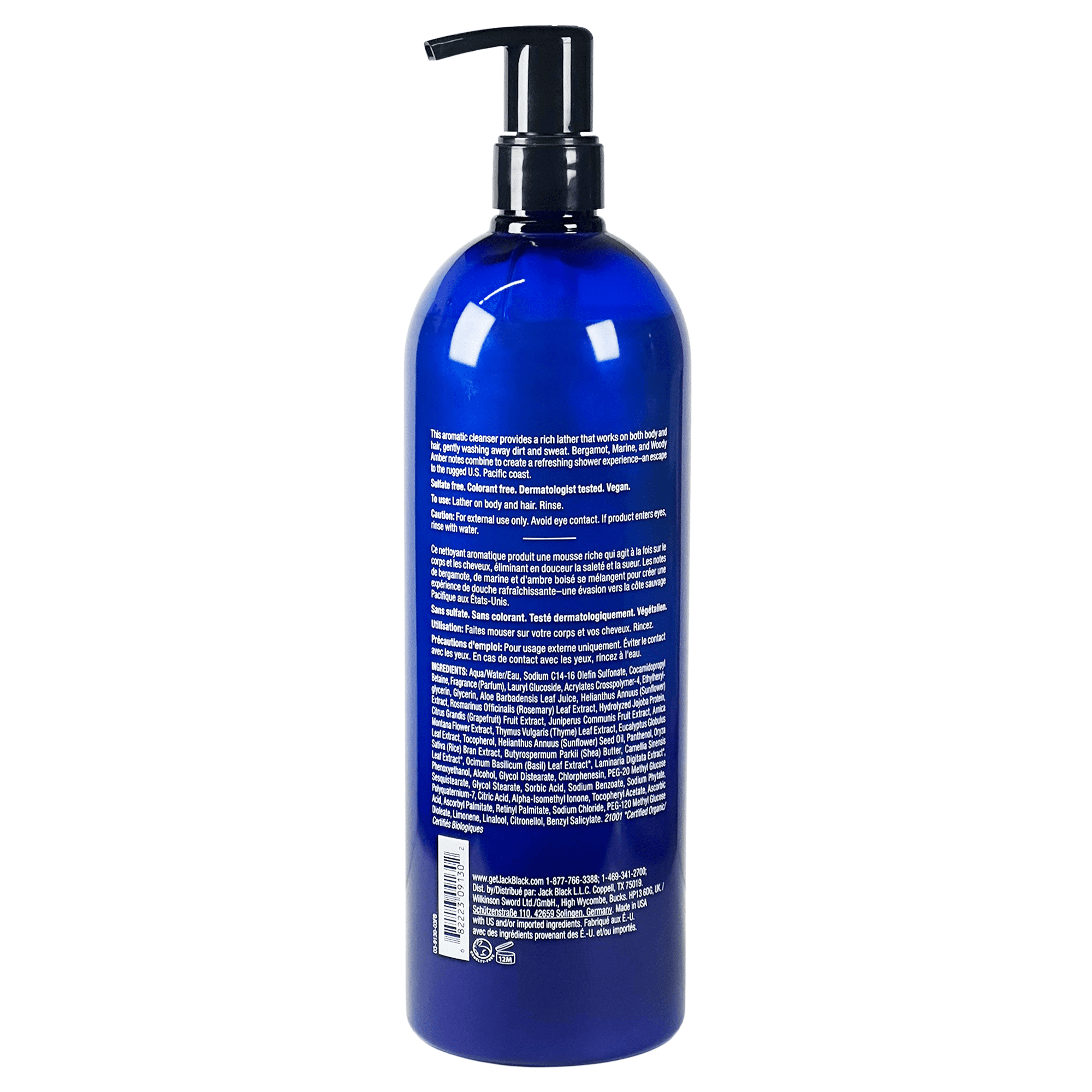 Jack Black Big Sir Body & Hair Cleanser 33 oz / 975 ml | Shampoo & Body Wash - Image 3