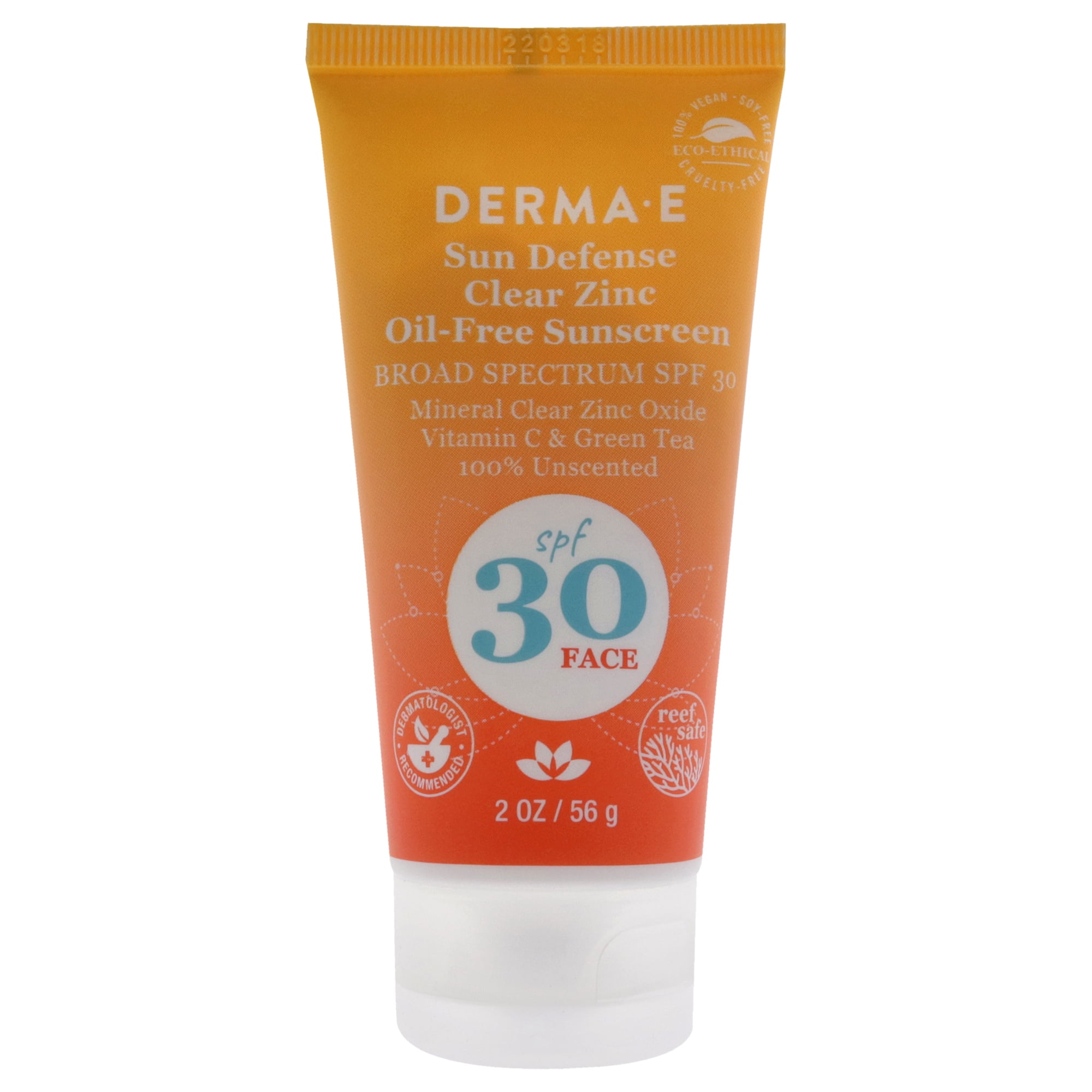 Derma-E Sun Defense Mineral Oil-Free Face Sunscreen SPF 30 , 2 oz Sunscreen - Image 2