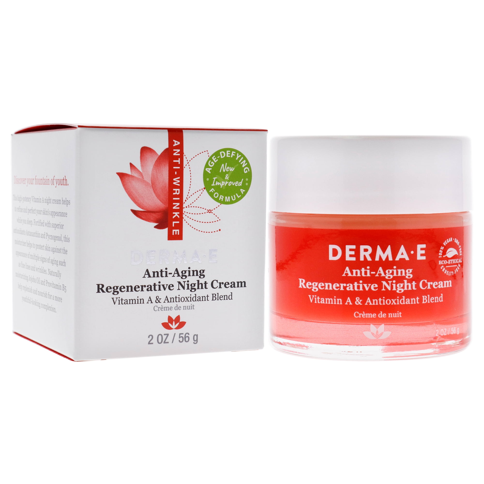 Derma E Anti-Aging Regenerative Night Cream, 2 oz - Image 2