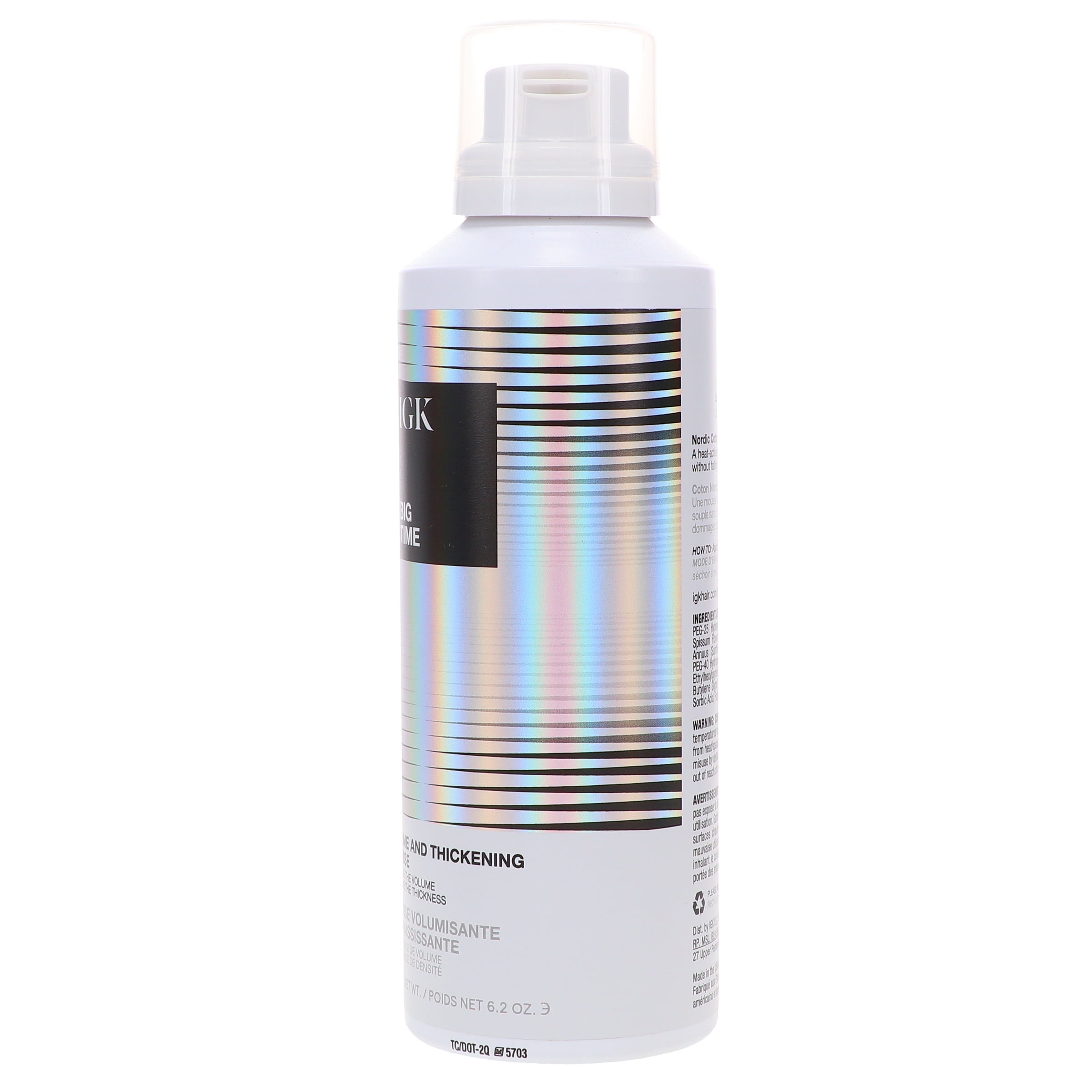 IGK Big Time Volume and Thickening Mousse 6.2 oz - Image 2