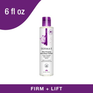 DERMA E Skin Firming Antioxidant Cleanser, Purifying, 6 oz