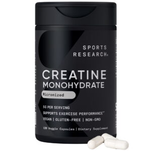 Creatine Monohydrate 5000mg (120 capsules)
