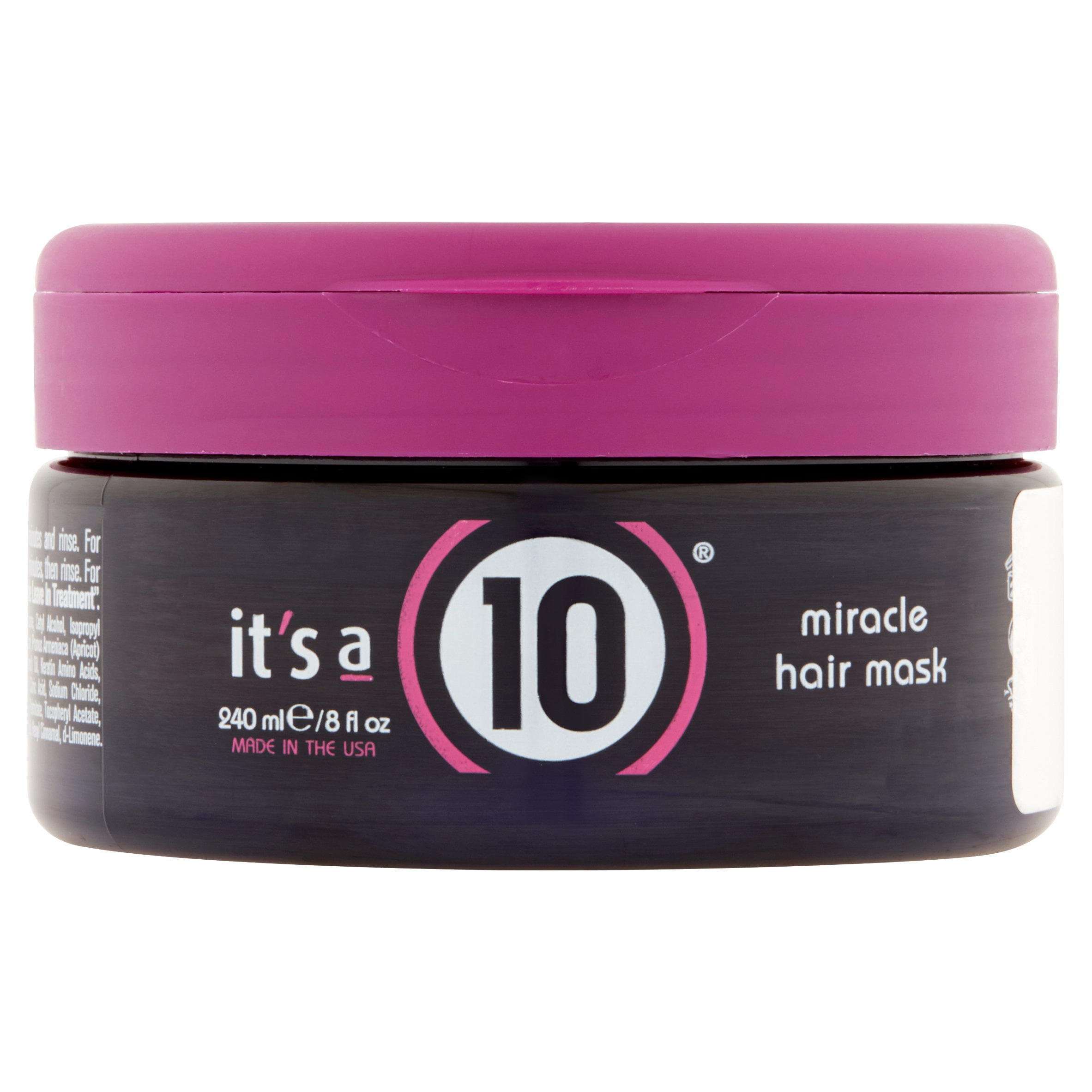 It's a 10 8 Fl. Oz. Miracle Hair Mask