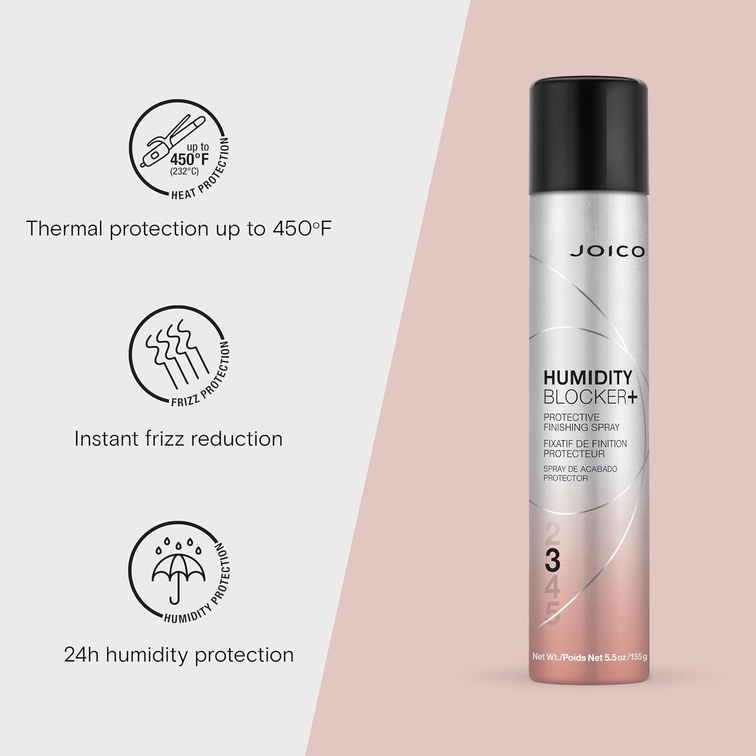 Joico Humidity Blocker+ Protective Finishing Spray 5.5oz - Image 5