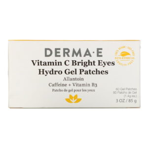 Vitamin C Bright Eyes Hydro Gel Patches, 60 Patches, 3 oz (85 g), Derma E