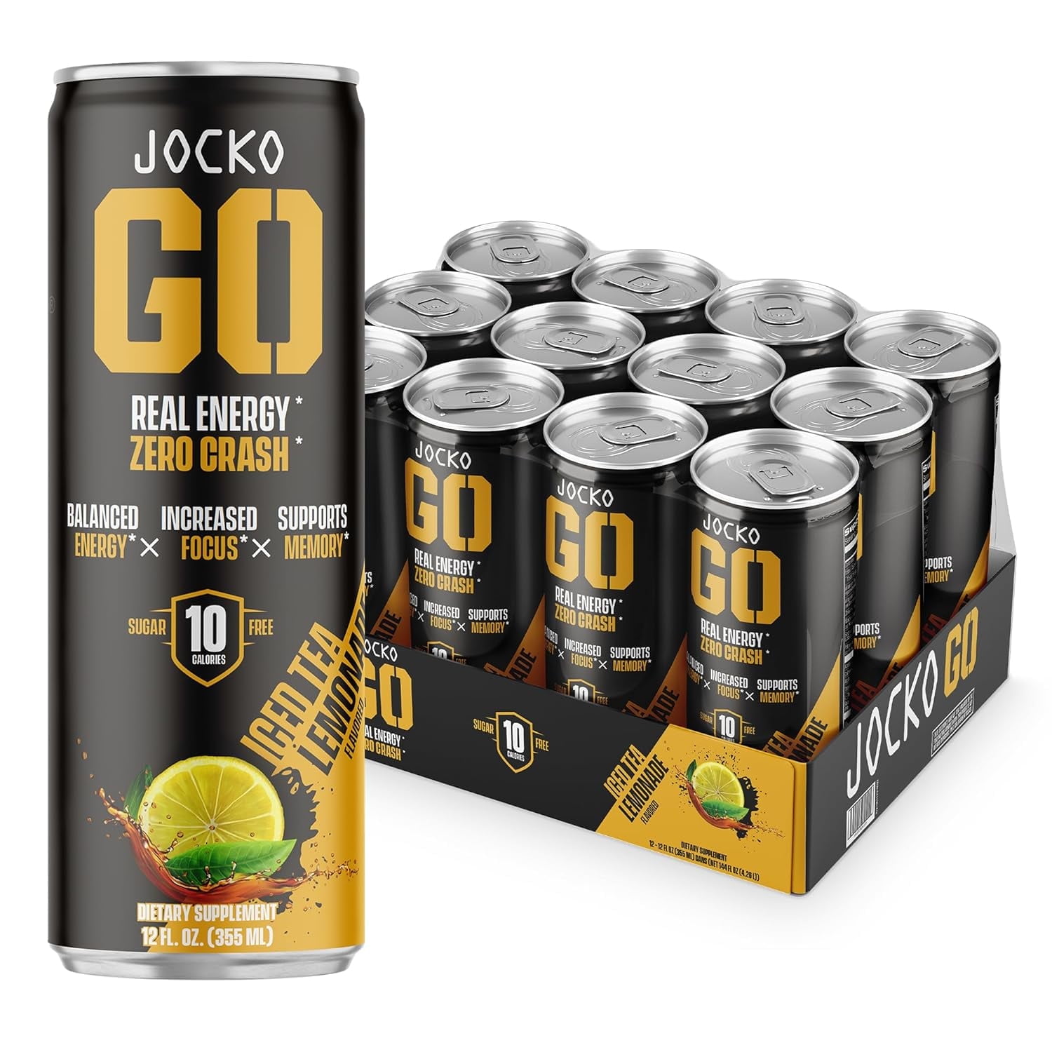 Jocko GO Energy Drink - KETO, Vitamin B12, Vitamin B6, Electrolytes - 12 Pack (Pink Lemonade) - Image 22