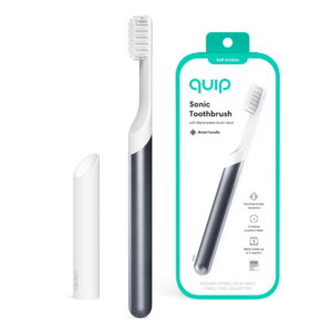 quip Sonic Battery Electric Toothbrush, Slate Metal