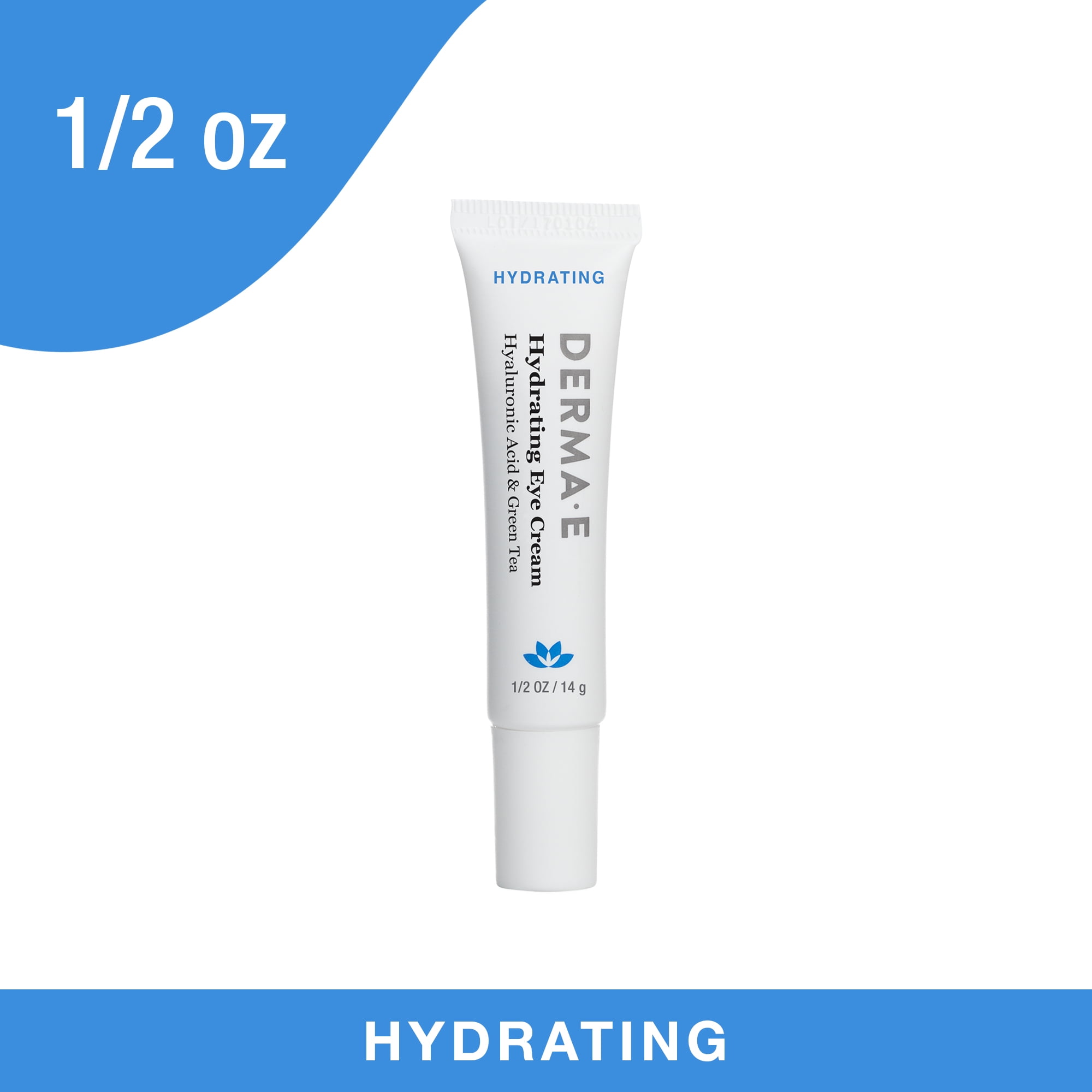 Derma E Hydrating Eye Cream with Hyaluronic Acid & Green Tea, 0.5 Oz - Image 2