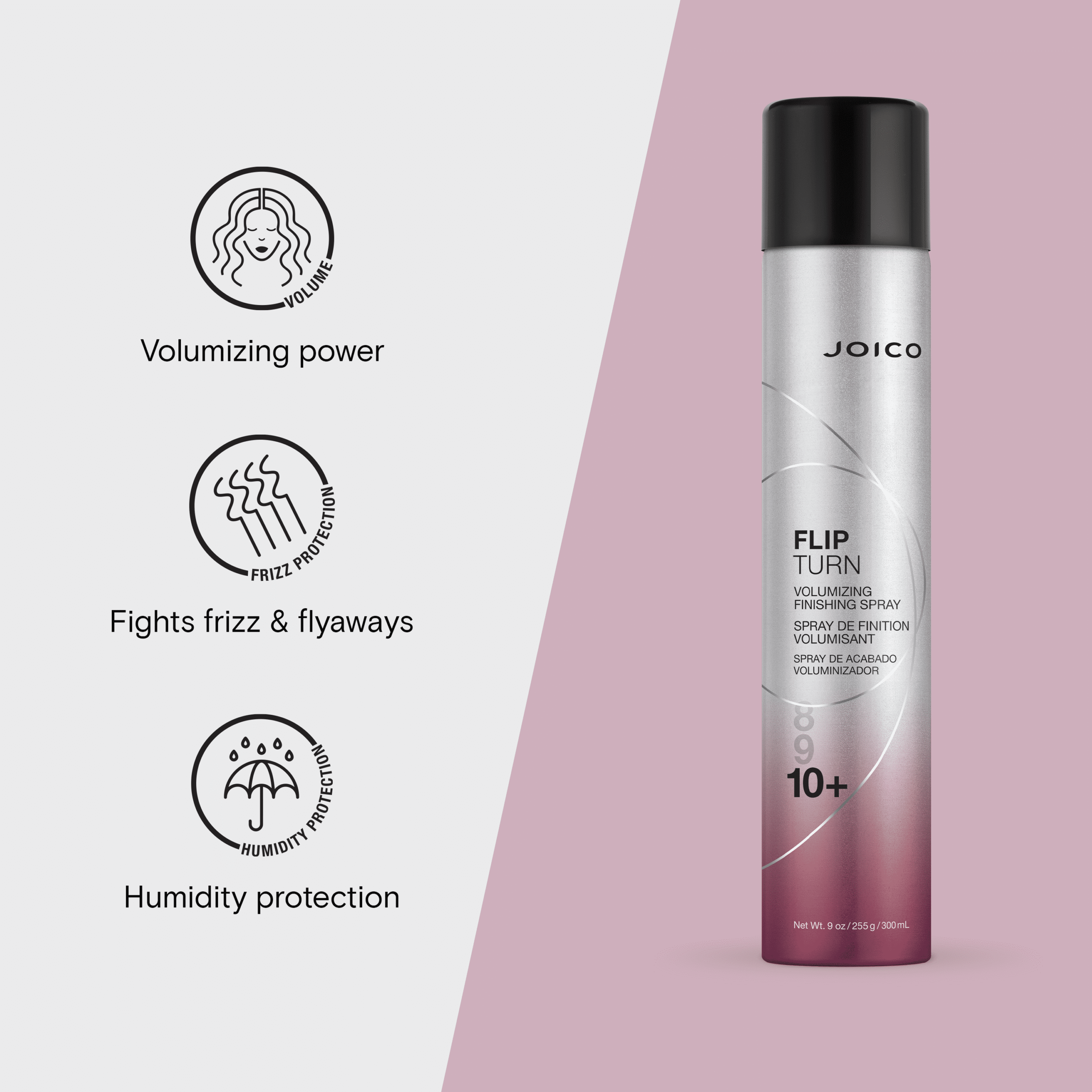 Joico Flip Turn Volumizing Finishing Spray 9 oz - Image 2