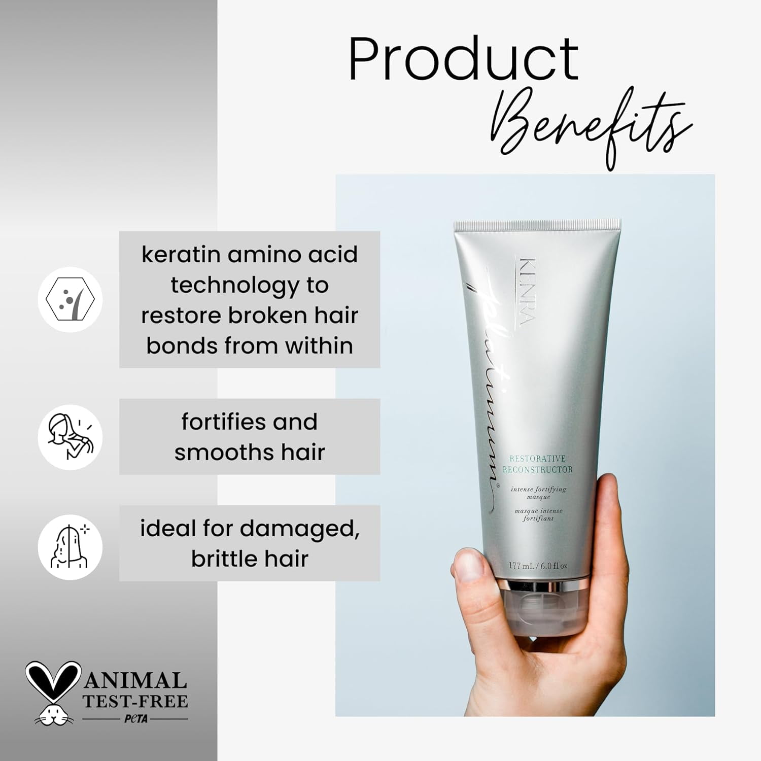 Kenra Platinum Restorative Reconstructor 6 oz - Image 2