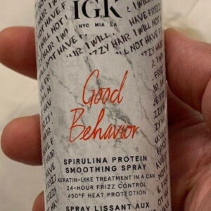 IGK Good Behvior Sprulina Protein Smoothing Spray Travel Size 2.4 oz