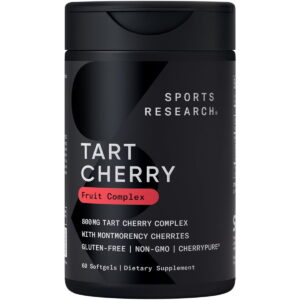 Tart Cherry Complex from Montmorency Cherries Non-GMO Gluten Free (60 Softgels)