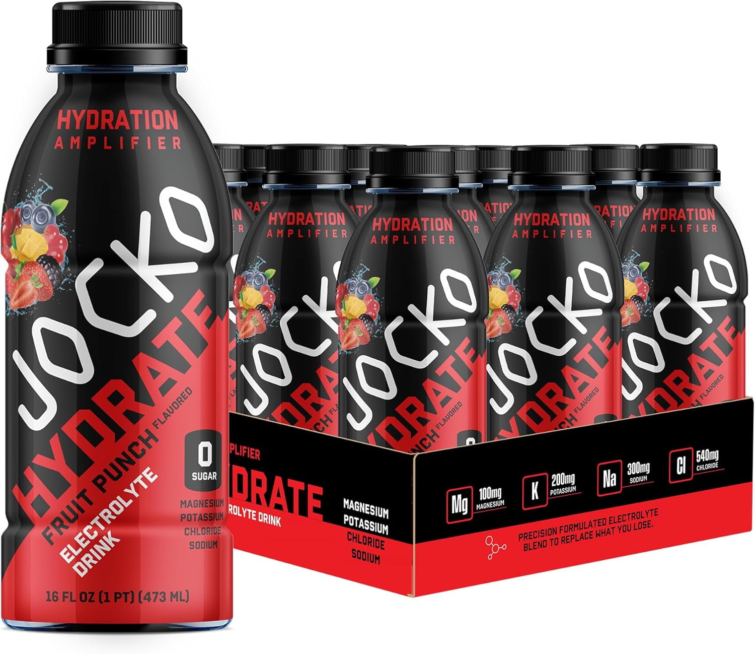 Jocko Fuel Hydrate Electrolyte Drinks - Sports Drink Hydration, Island Orange 16 Oz (12 Pack) - Image 15