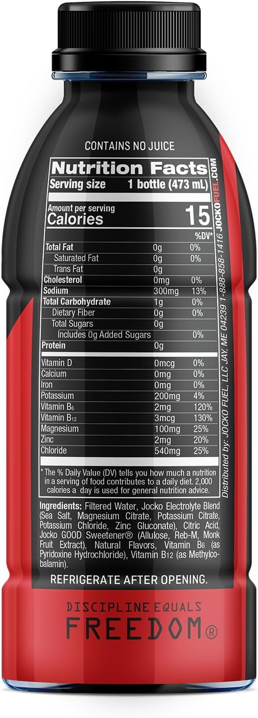 Jocko Fuel Hydrate Electrolyte Drinks - Sports Drink Hydration, Island Orange 16 Oz (12 Pack) - Image 18
