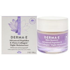 Derma E Advanced Peptides and Flora-Collage Night Moisturizer, 2 oz