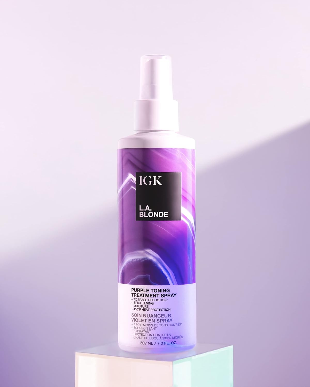 iGK LA Blonde Purple Toning Treatment Spray 7 oz - Image 5