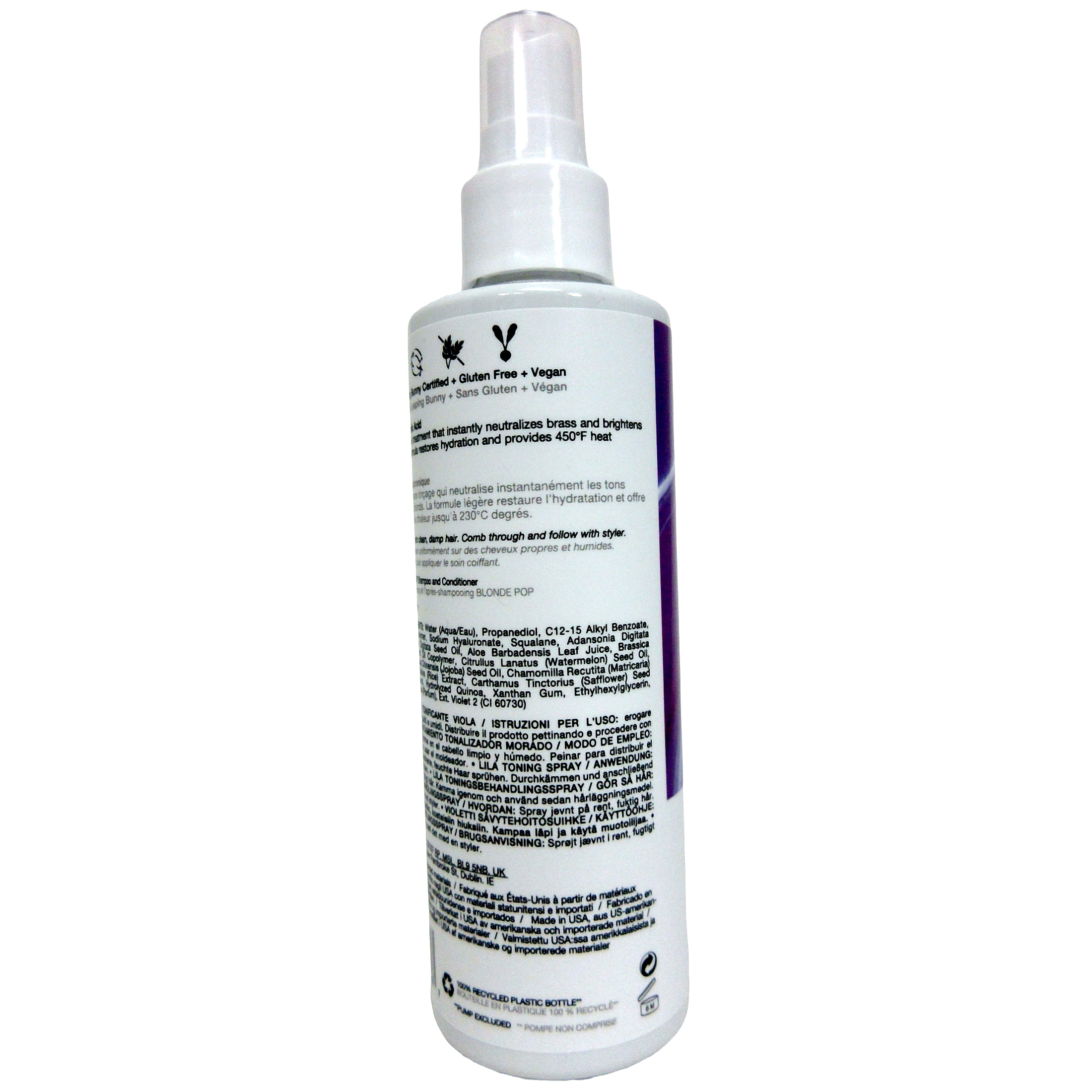 iGK LA Blonde Purple Toning Treatment Spray 7 oz - Image 6