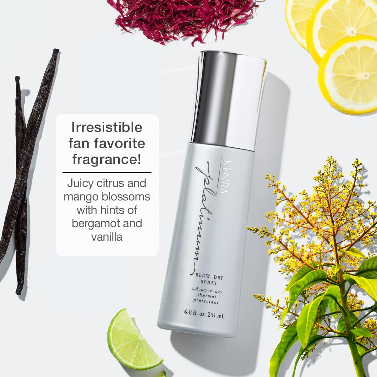 Kenra Platinum Blow-Dry Thermal Protection Hair Spray, 6.8 Oz - Image 2